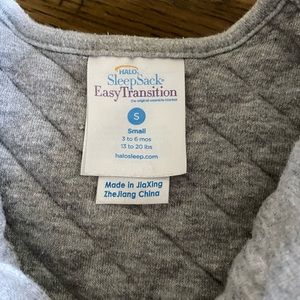 Halo transitions sleep sack.